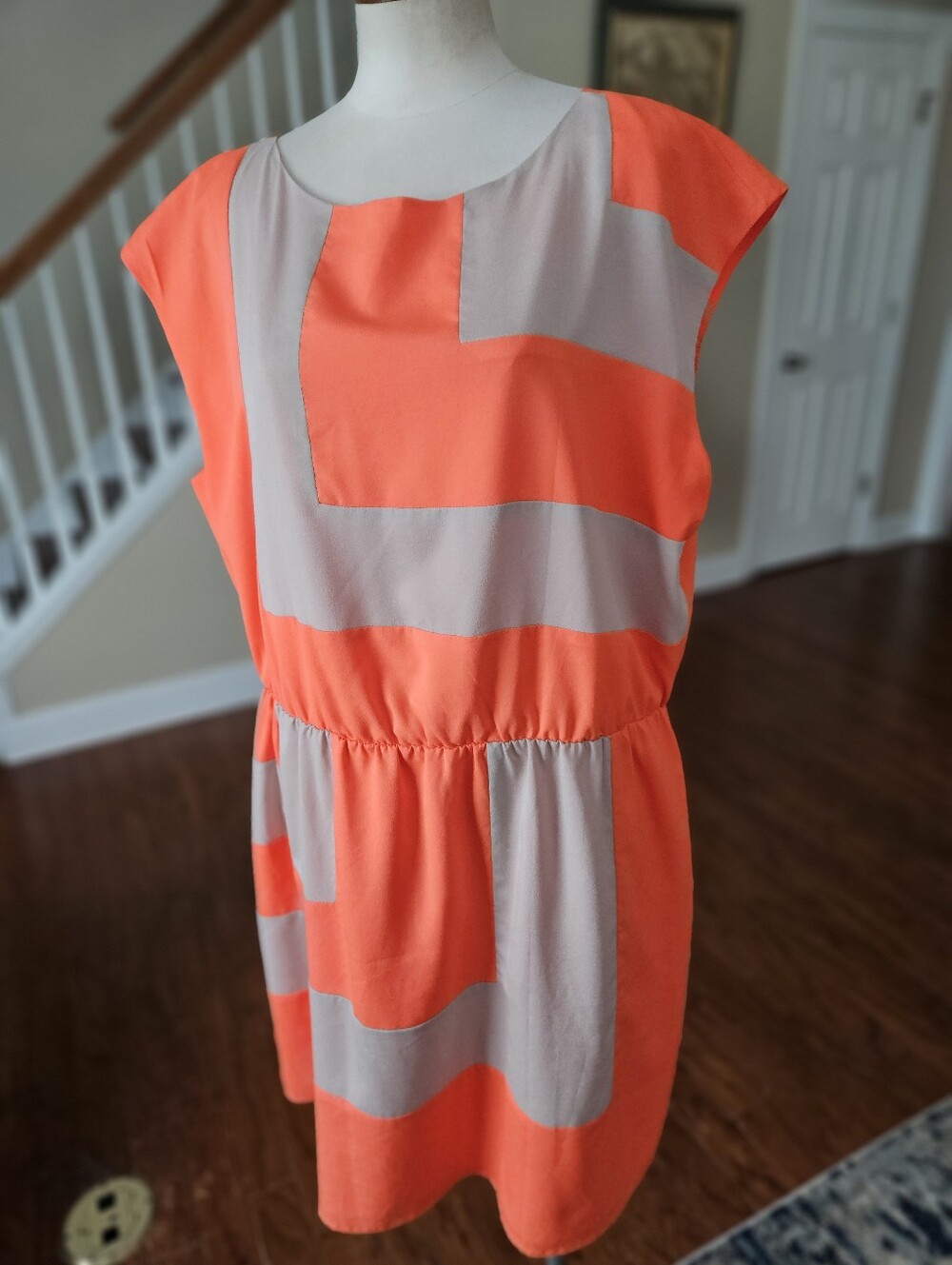 Harve Benard Colorblock Dress Size 18